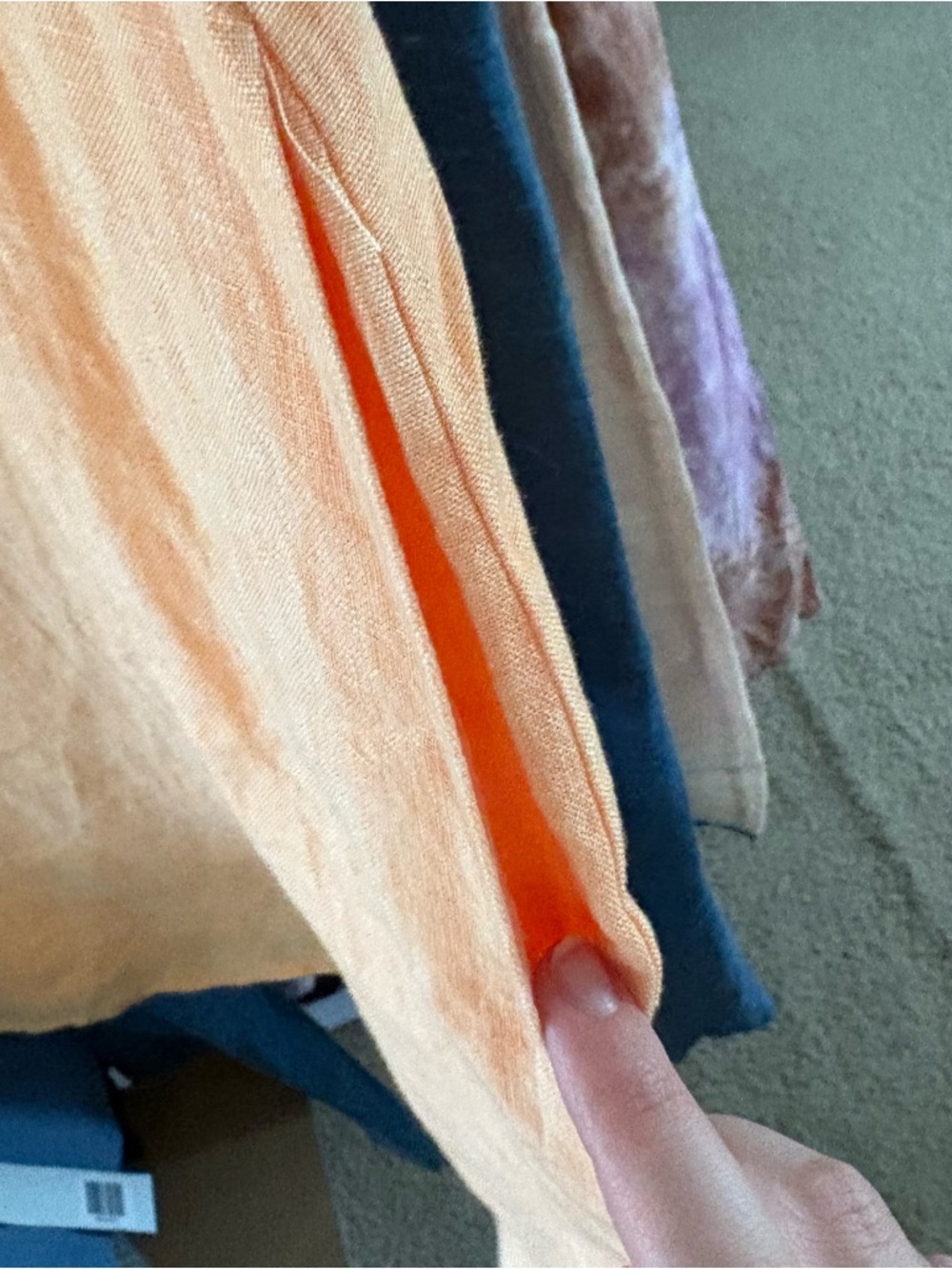 J. McLaughlin Aberdeen Sleeveless Shirt Dress Orange NWT Size Medium Preppy - Picture 3 of 6